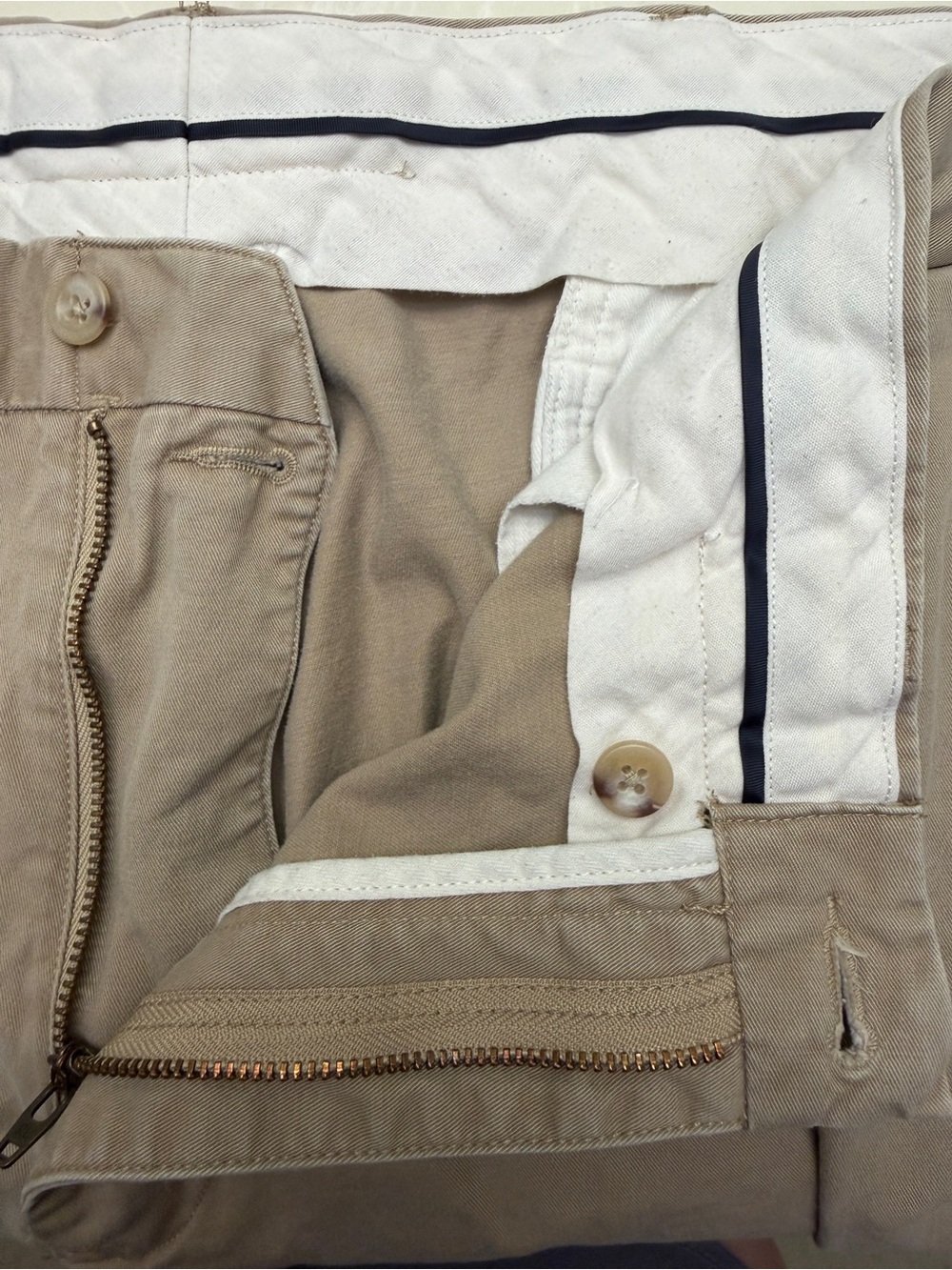 Ralph Lauren Classic Fit khaki/chinos size 40/32 tan - Picture 7 of 10